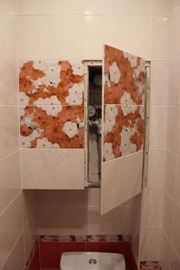 Люк под плитку Нажимной Секрет-Лайт 600*500 Люк под плитку Нажимной Секрет-Лайт 600*500