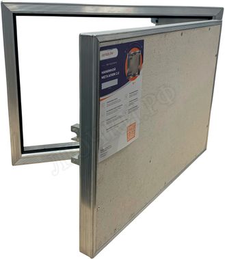 Люк под плитку Нажимной Мега Алюм 2.0, 2 створки Люк под плитку Нажимной Мега Алюм 2.0, 2 створки