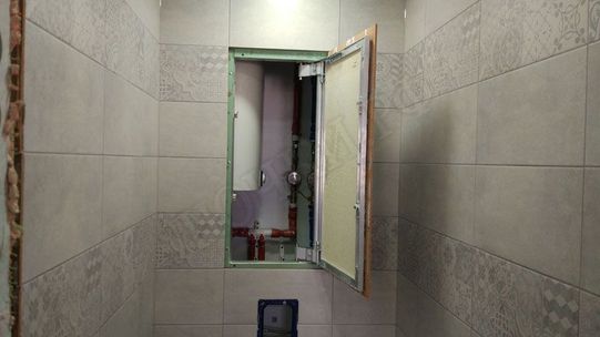 Люк под плитку Нажимной Секрет-Лайт 600*500 Люк под плитку Нажимной Секрет-Лайт 600*500