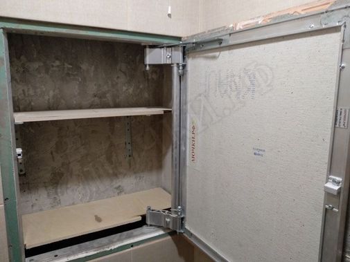 Люк под плитку Нажимной Секрет-Лайт 600*500 Люк под плитку Нажимной Секрет-Лайт 600*500