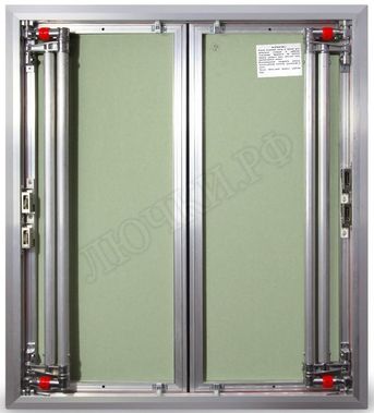 Люк под плитку ЕвроФормат ЕТР 2 створки 1200*400 Люк под плитку ЕвроФормат ЕТР 2 створки 1200*400