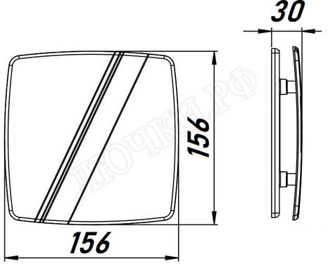 Вытяжной вентилятор Awenta System+, Silent, 100, KWS100, PLS100, Серебро (сатин), пластик Вытяжной вентилятор Awenta System+, Silent, 100, KWS100, PLS100, Серебро (сатин), пластик